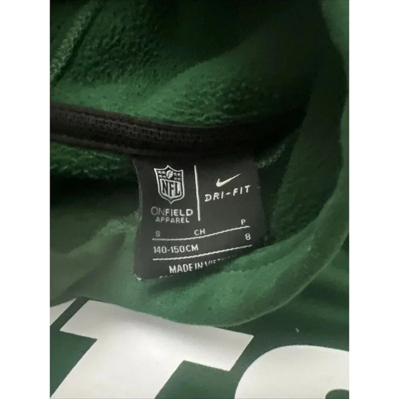 New York Jets NFL 100 Anniversary Sideline Nike Dry-Fit Pullover Hoodie Size S - Picture 6 of 7